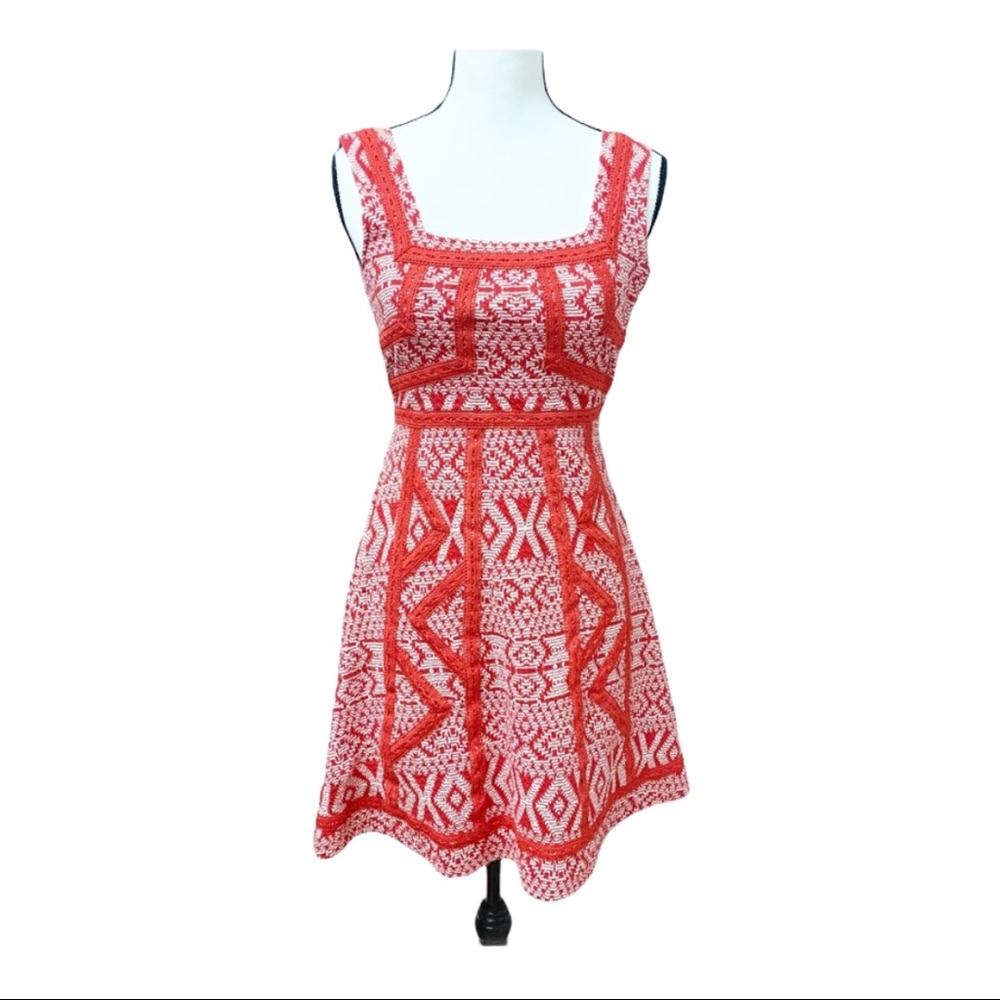 Maeve Anthropologie Emma Crochet dress